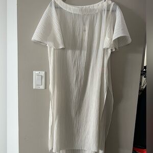 NWT urban outfitters pleated cover up split sides XS
